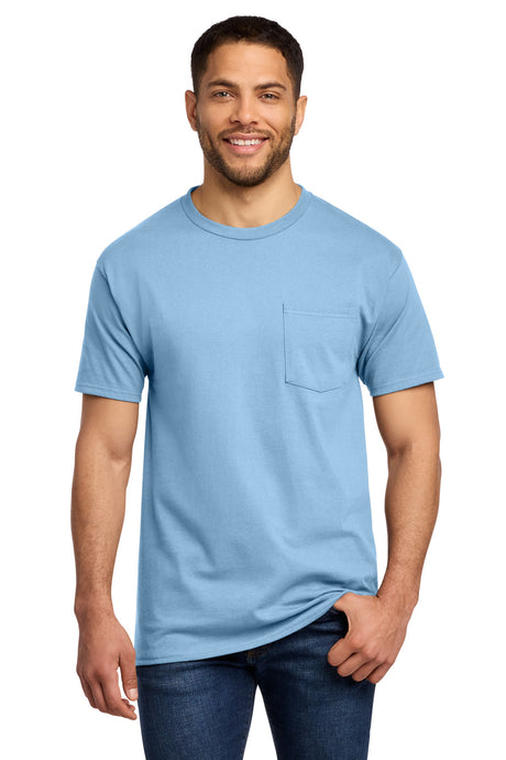 Port & Co Men's   Essential Pocket Tee