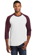 Port & Co Men's   Core Blend 3/4-Sleeve Raglan Tee