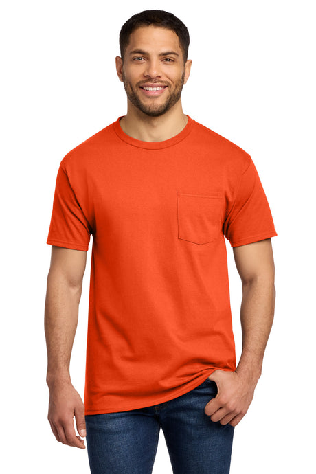 Port & Co Men's   Essential Pocket Tee