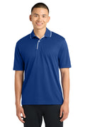Sport-Tek Men's   Dri-Mesh   Polo with Tipped Collar and Piping