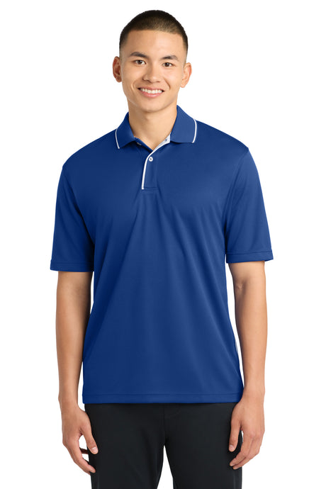 Sport-Tek Men's   Dri-Mesh   Polo with Tipped Collar and Piping