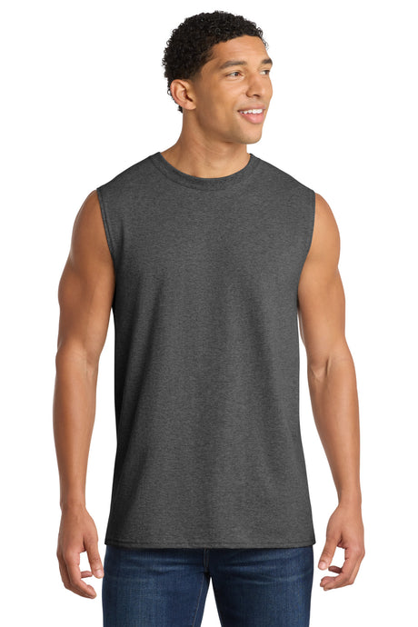 Port & Co Men's   Core Cotton Sleeveless Tee
