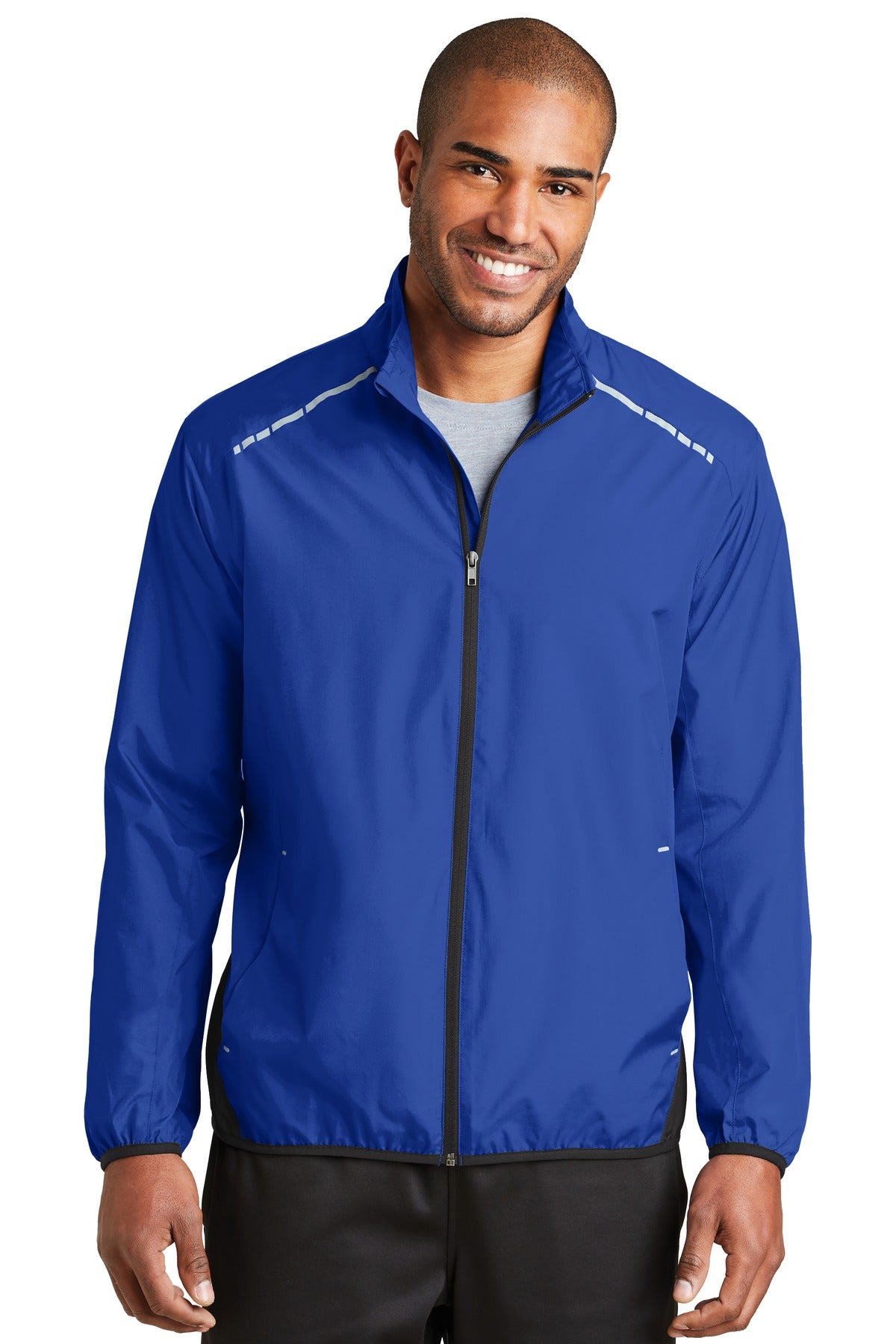 Port Authority Men's   Zephyr Reflective Hit Full-Zip Jacket