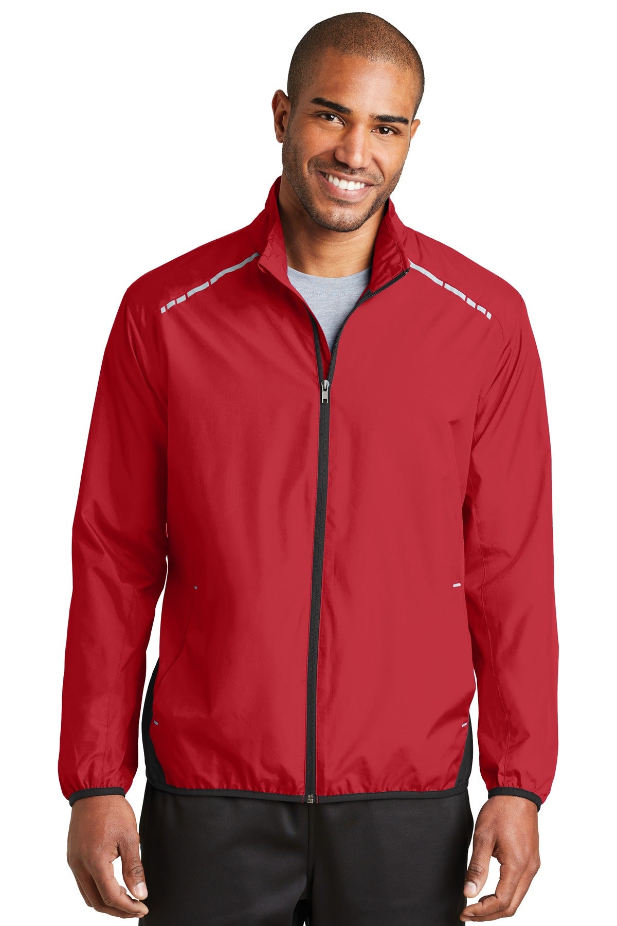 Port Authority Men's   Zephyr Reflective Hit Full-Zip Jacket