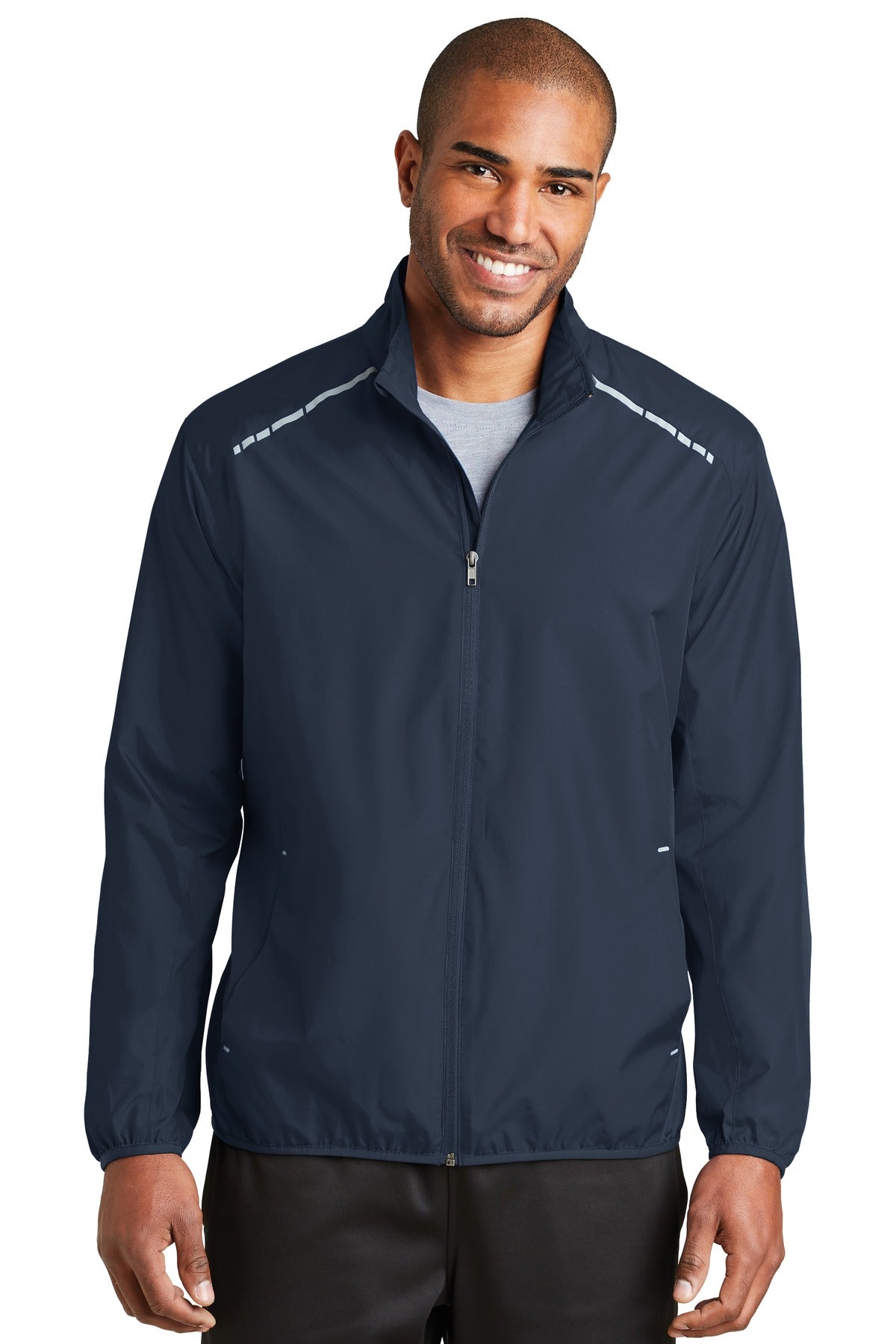 Port Authority Men's   Zephyr Reflective Hit Full-Zip Jacket