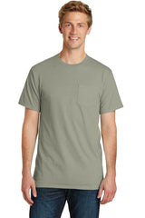 Port & Co Men's   Beach Wash   Garment-Dyed Pocket Tee