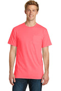 Port & Co Men's   Beach Wash   Garment-Dyed Pocket Tee