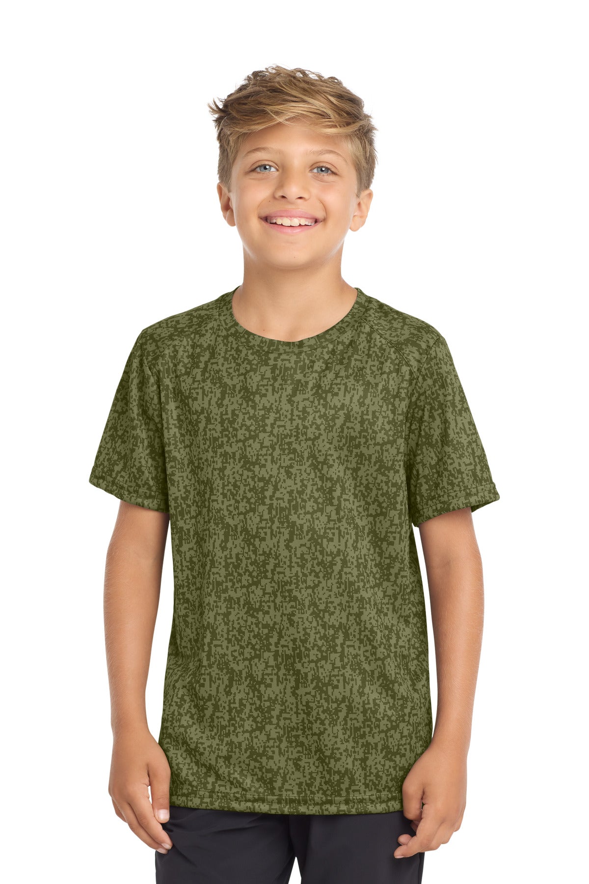 Sport-Tek Youth    Digi Camo Tee