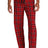 District Men's   Flannel Plaid Pant