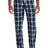 District Men's   Flannel Plaid Pant