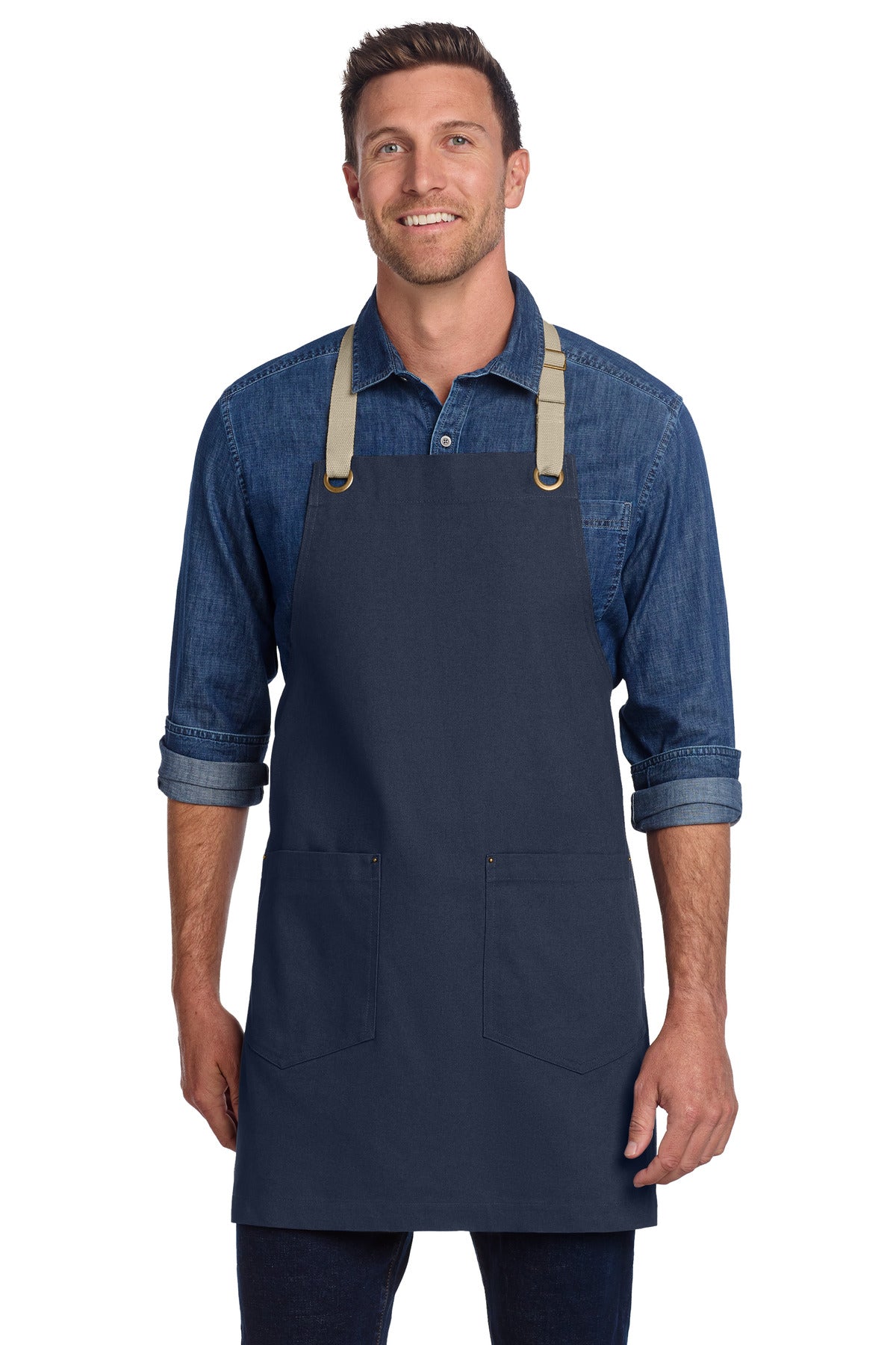 Port Authority    Canvas Full-Length Two-Pocket Apron A815