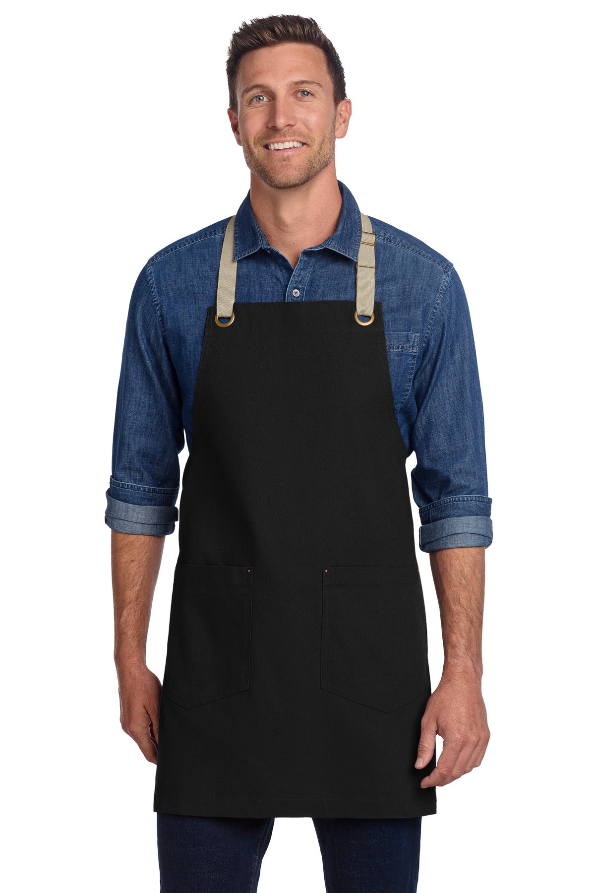 Port Authority    Canvas Full-Length Two-Pocket Apron A815