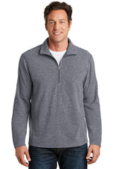 Port Authority Men's   Heather Microfleece 1/2-Zip Pullover