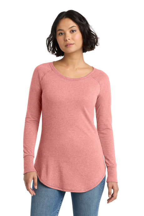 District Women's    Perfect Tri    Long Sleeve Tunic Tee