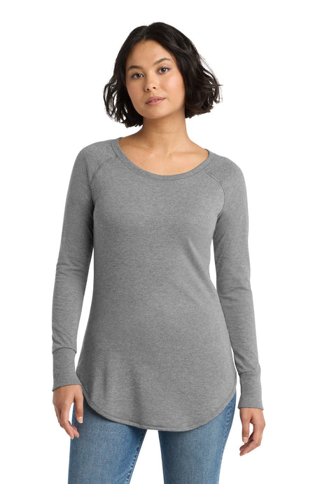 District Women's    Perfect Tri    Long Sleeve Tunic Tee