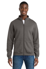 Port & Co Men's   Core Fleece Cadet Full-Zip Sweatshirt PC78FZ