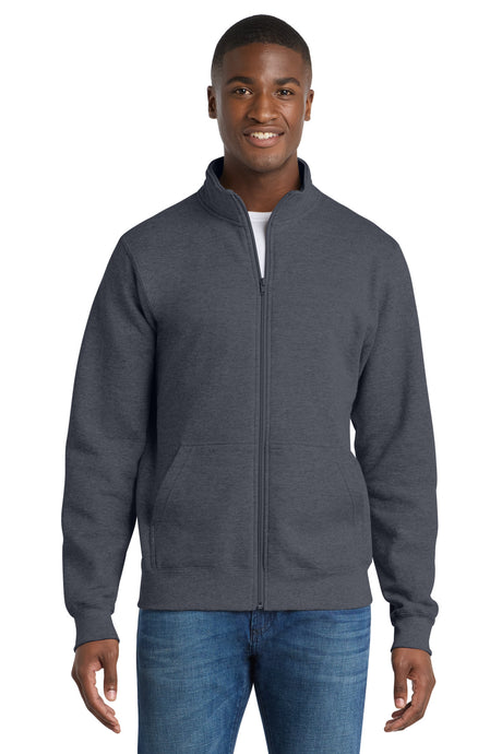 Port & Co Men's   Core Fleece Cadet Full-Zip Sweatshirt PC78FZ