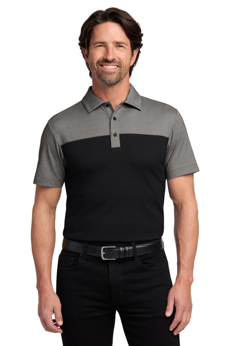 Port Authority Men's   Fine Pique Blend Blocked Polo K831