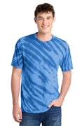 Port & Co Men's   Tiger Stripe Tie-Dye Tee