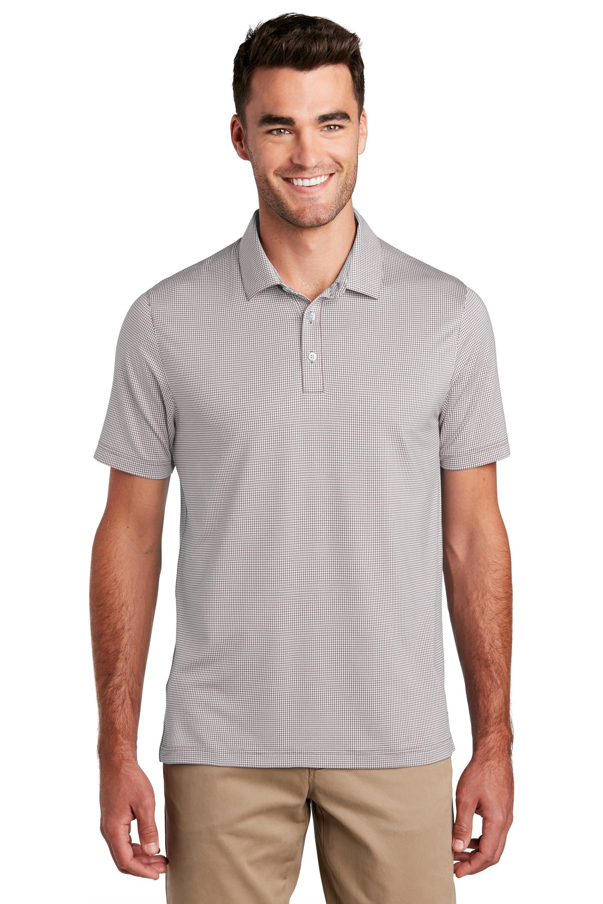 Port Authority Men's    Gingham Polo K646
