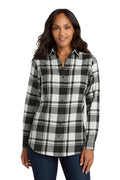 Port Authority Women's   Plaid Flannel Tunic