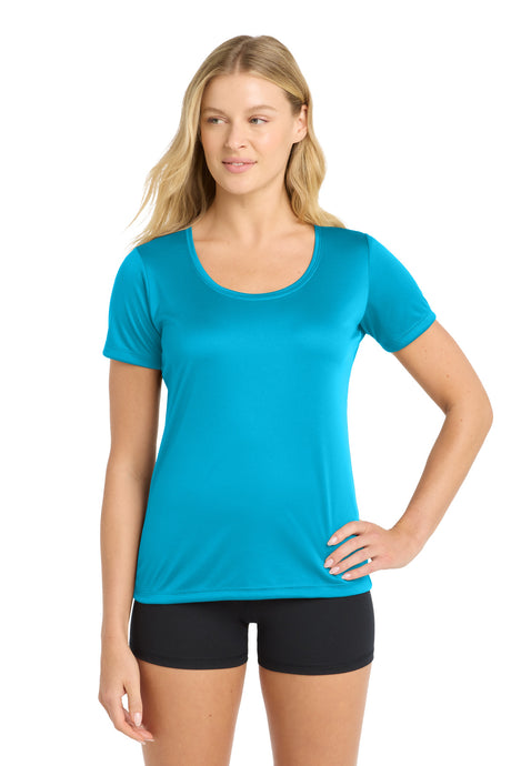 Sport-Tek Women's    Posi-UV   Pro Scoop Neck Tee