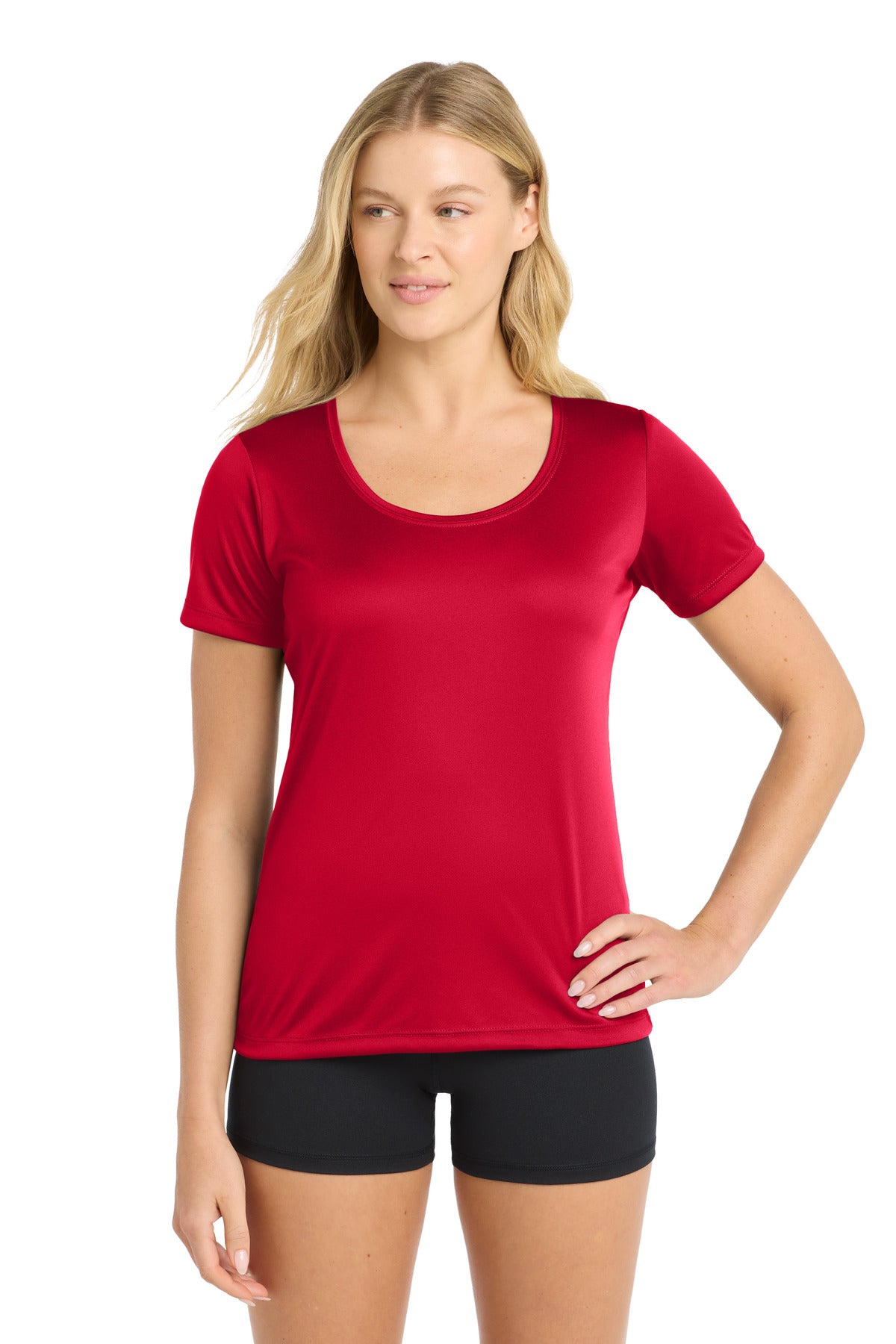 Sport-Tek Women's    Posi-UV   Pro Scoop Neck Tee