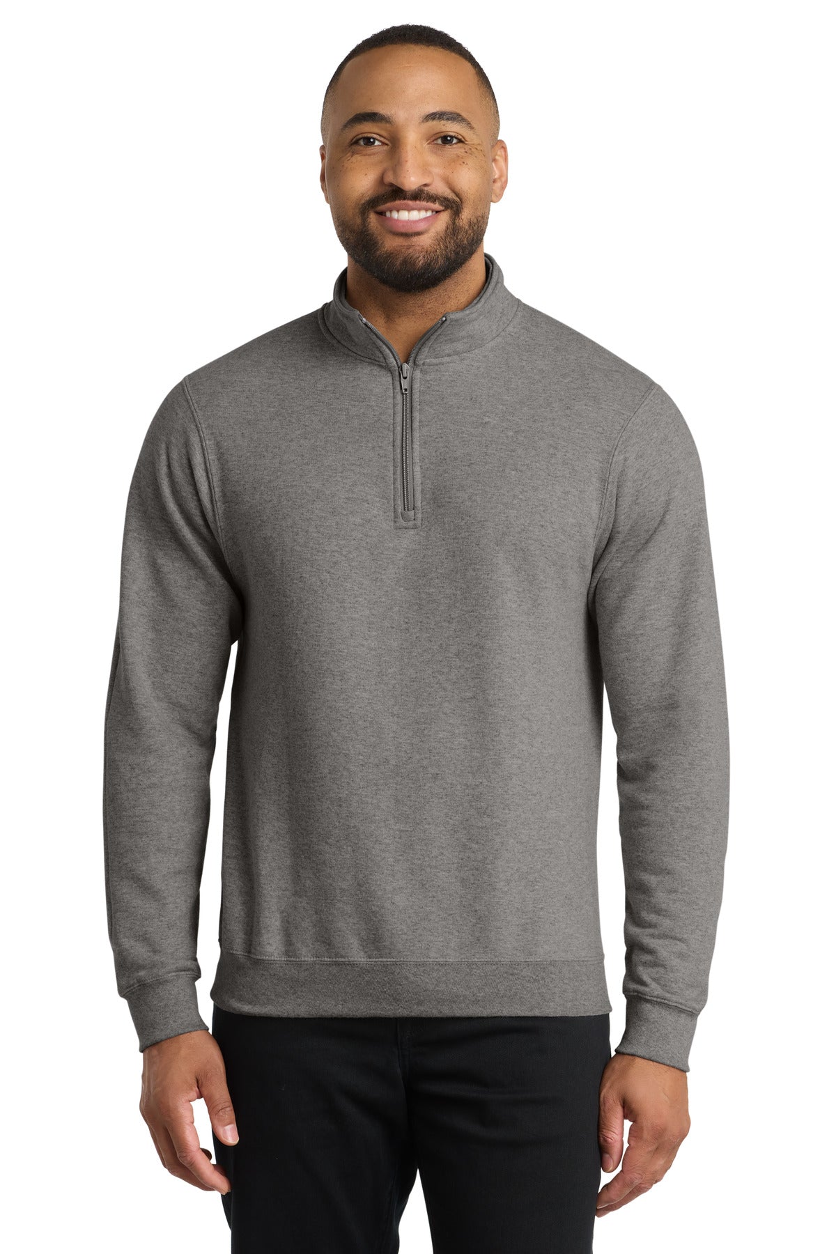 Port & Co Men's   Core Fleece 1/4-Zip Pullover Sweatshirt PC78Q