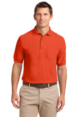 Port Authority Men's   Silk Touch Polo with Pocket-1