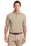 Port Authority Men's   Silk Touch Polo with Pocket