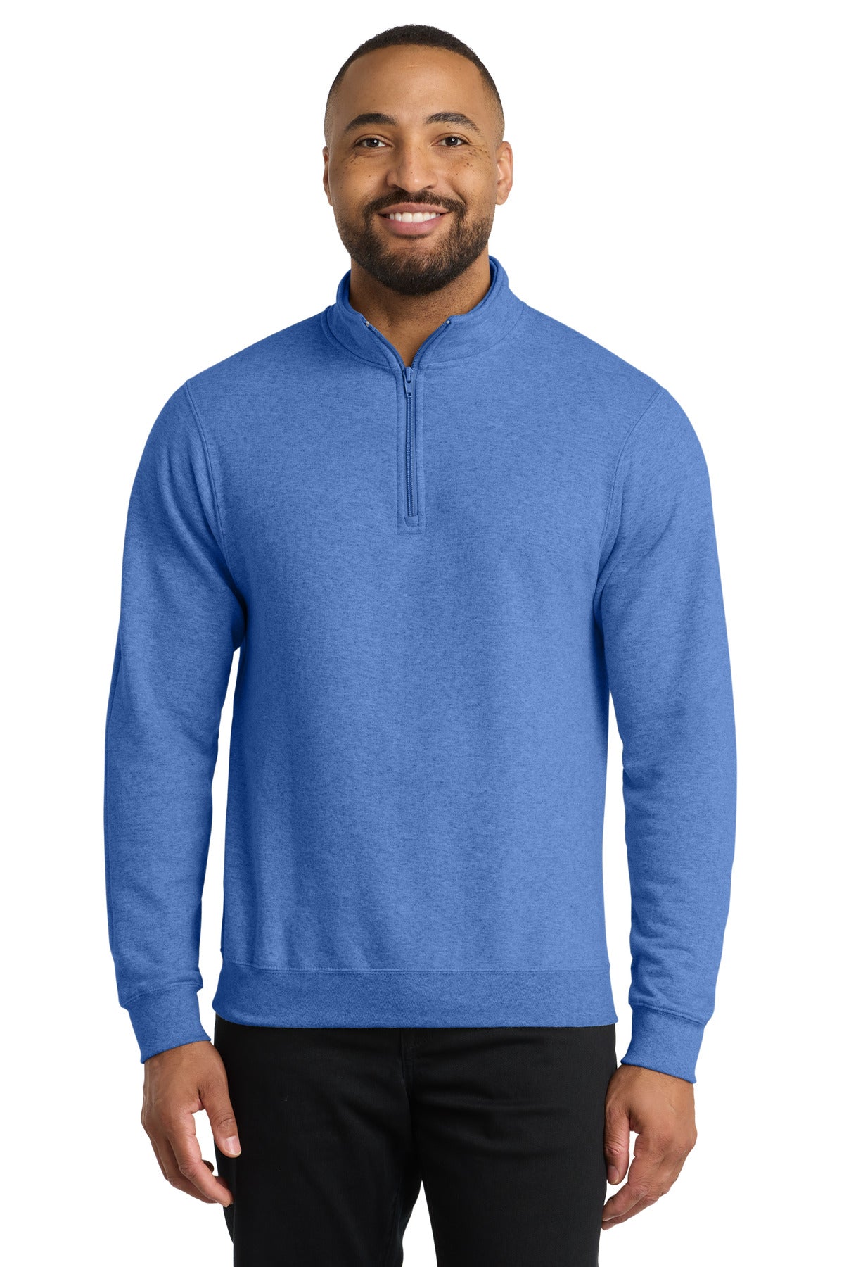 Port & Co Men's   Core Fleece 1/4-Zip Pullover Sweatshirt PC78Q