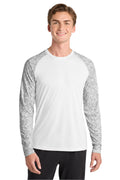 Sport-Tek Men's    Long Sleeve Digi Camo Tee