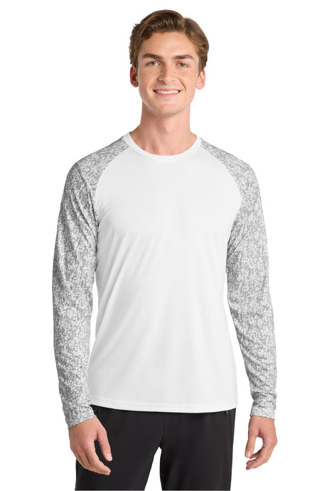 Sport-Tek Men's    Long Sleeve Digi Camo Tee