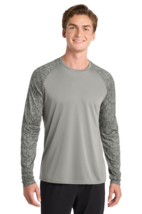Sport-Tek Men's    Long Sleeve Digi Camo Tee