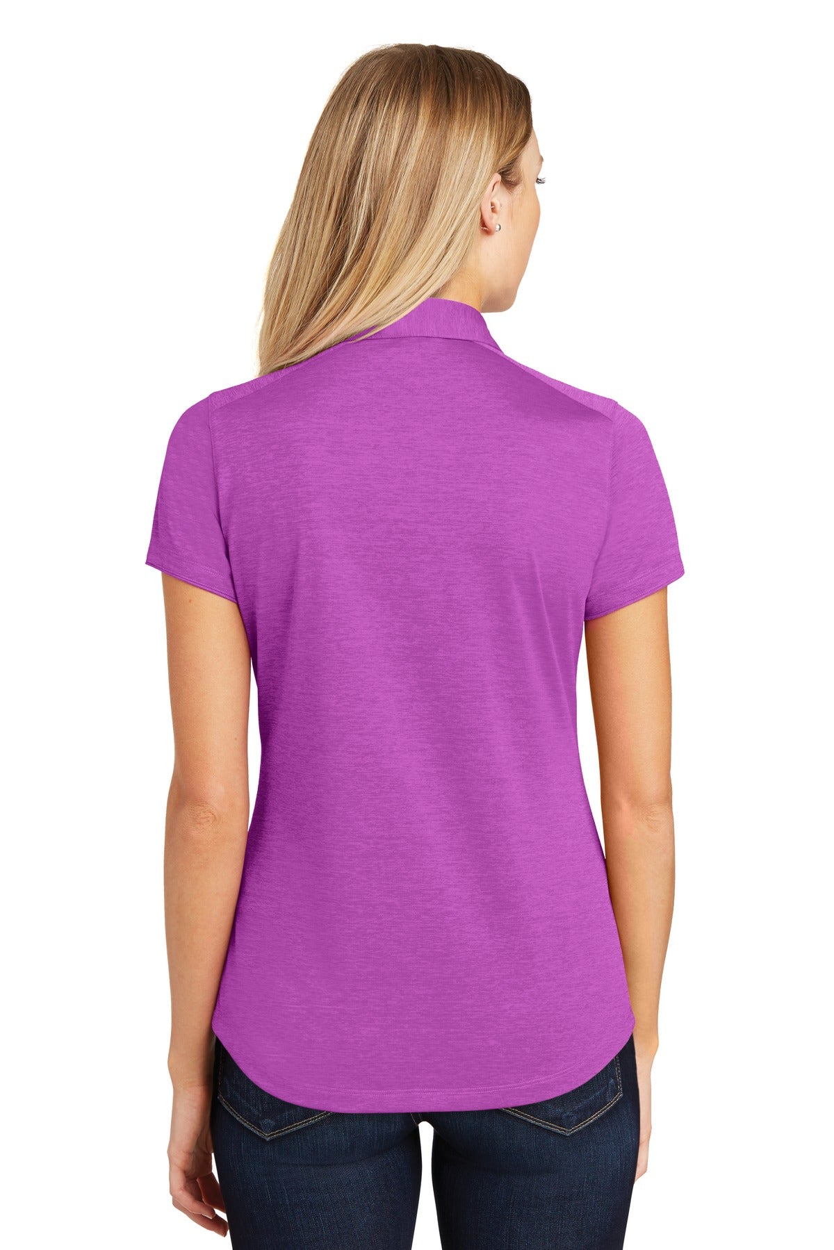 Port Authority Women's   Digi Heather Performance Polo-2