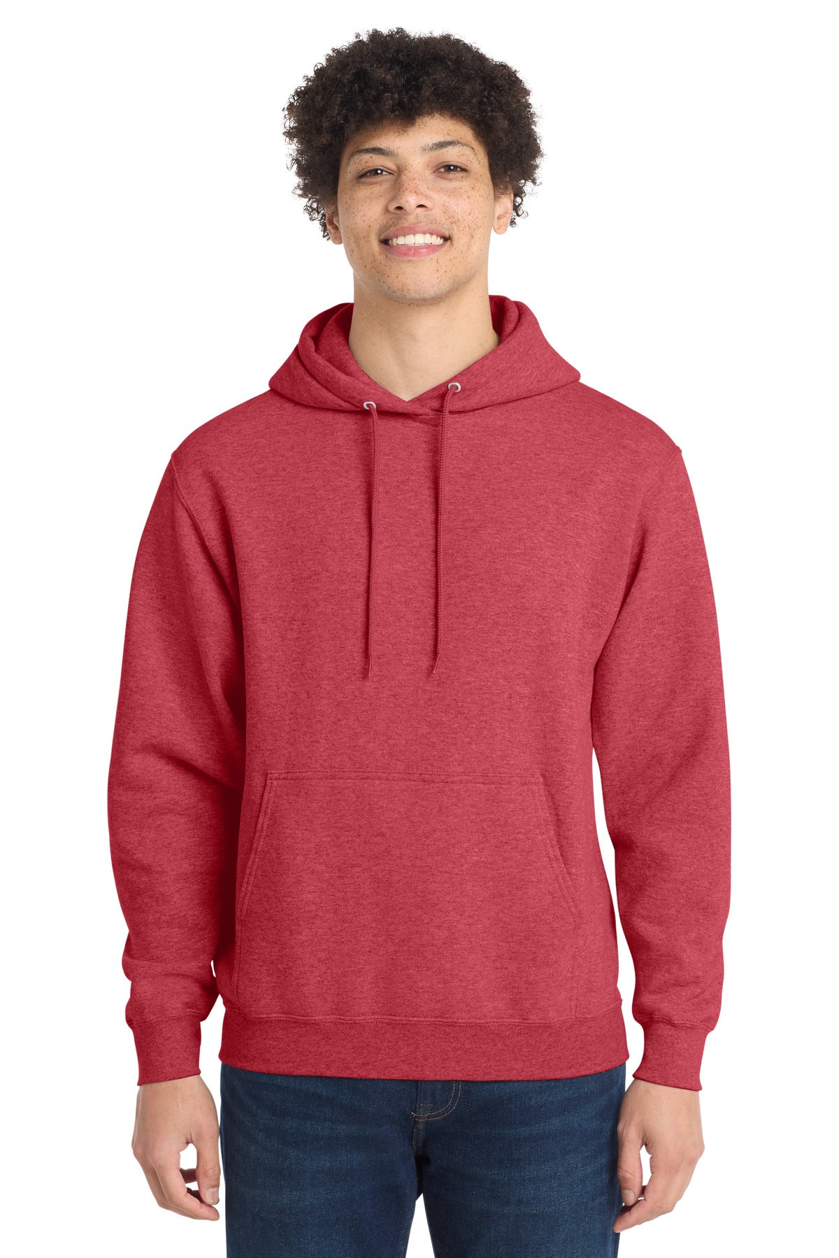 Port & Co Men's   Core Fleece Pullover Hooded Sweatshirt