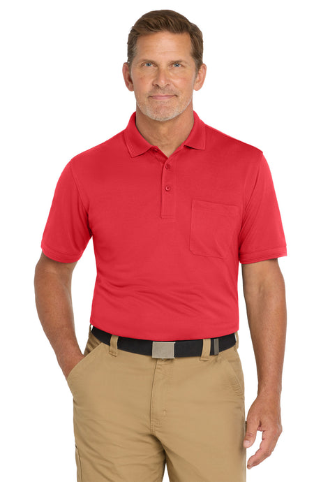 CornerStone Men's    Industrial Snag-Proof Pique Pocket Polo