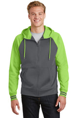 Sport-Tek Men's   Sport-Wick   Varsity Fleece Full-Zip Hooded Jacket