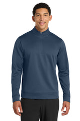 Port & Co Men's   Performance Fleece 1/4-Zip Pullover Sweatshirt