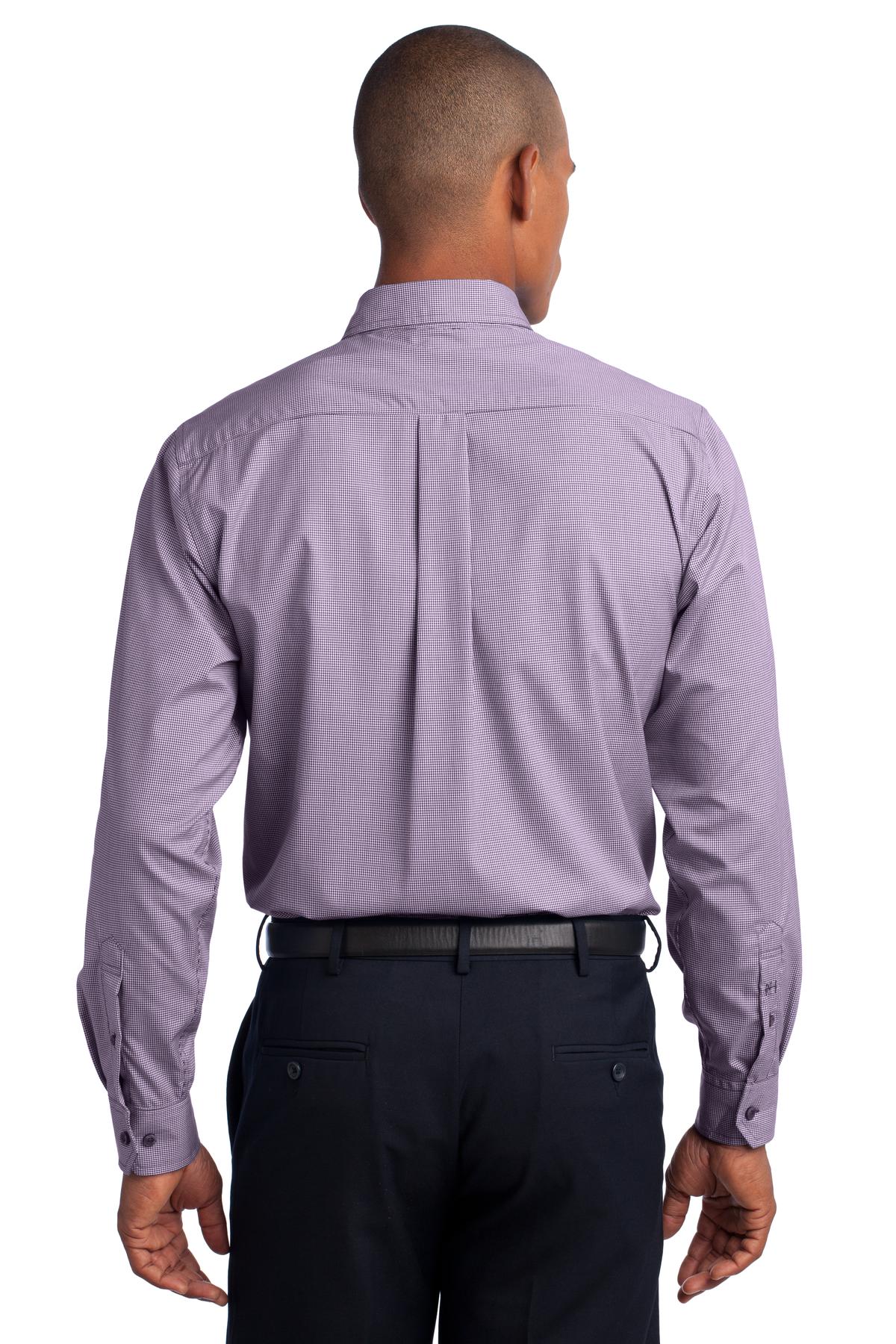 Red House ®  - Mini-Check Non-Iron Button-Down Shirt-2