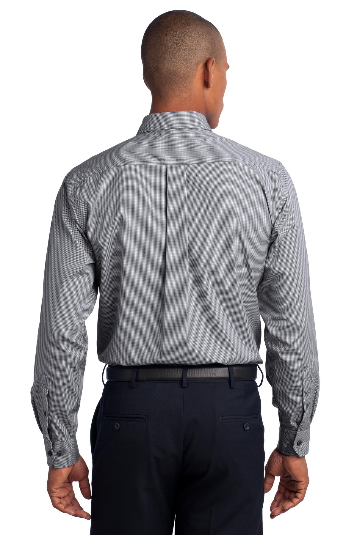 Red House ®  - Mini-Check Non-Iron Button-Down Shirt-2