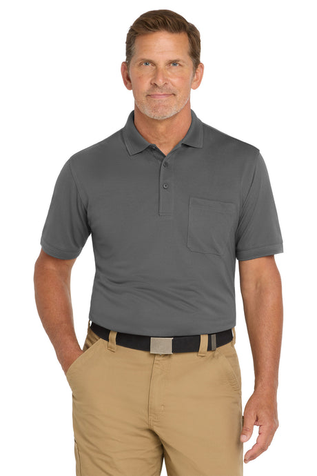 CornerStone Men's    Industrial Snag-Proof Pique Pocket Polo