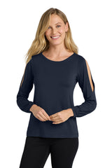 Port Authority Women's    Luxe Knit Jewel Neck Top