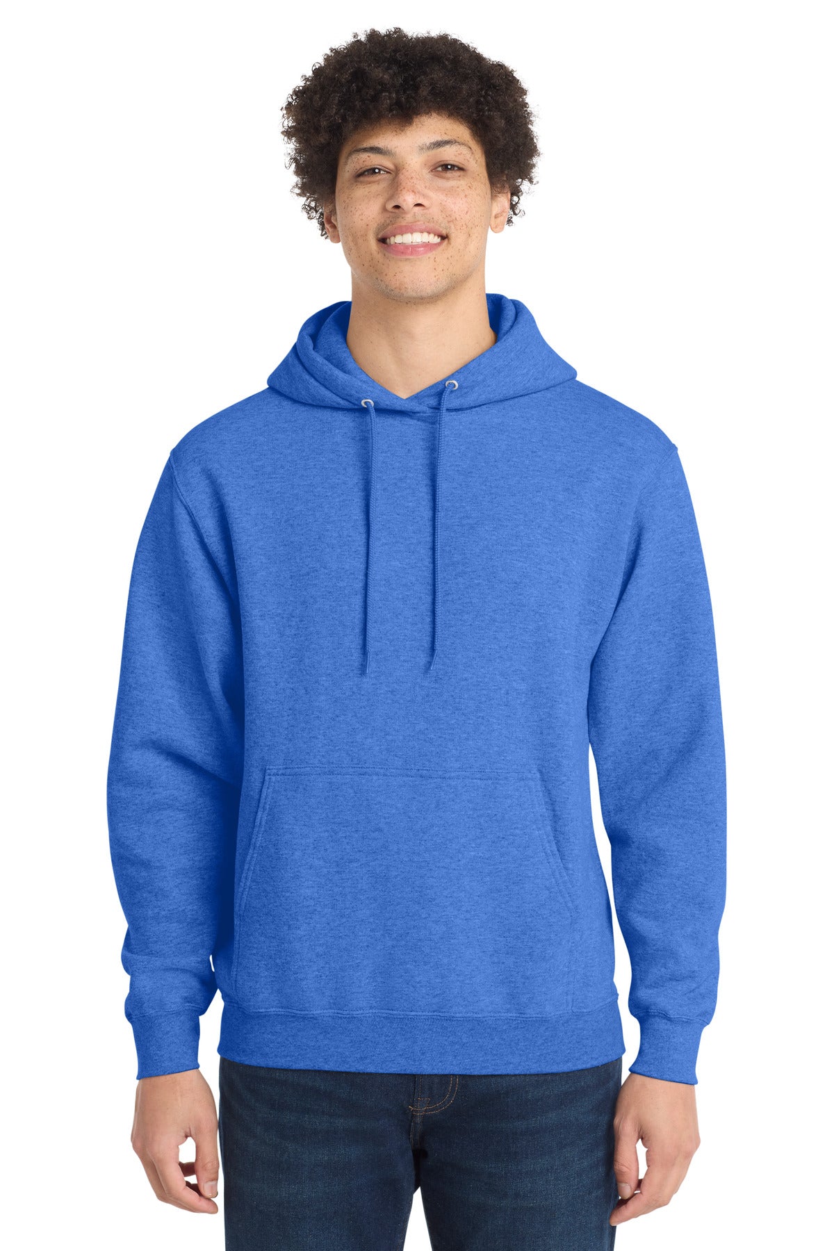 Port & Co Men's   Core Fleece Pullover Hooded Sweatshirt