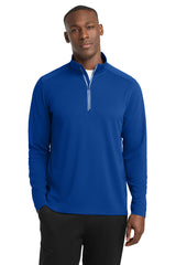 Sport-Tek Men's   Sport-Wick   Textured 1/4-Zip Pullover