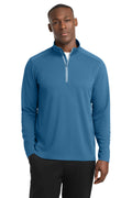 Sport-Tek Men's   Sport-Wick   Textured 1/4-Zip Pullover