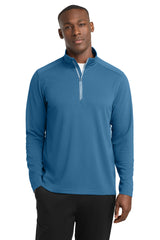 Sport-Tek Men's   Sport-Wick   Textured 1/4-Zip Pullover