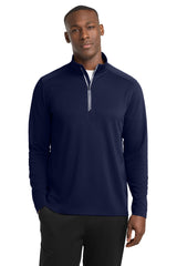 Sport-Tek Men's   Sport-Wick   Textured 1/4-Zip Pullover