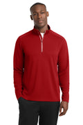 Sport-Tek Men's   Sport-Wick   Textured 1/4-Zip Pullover