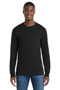 Port & Co Men's   Long Sleeve Essential Pocket Tee